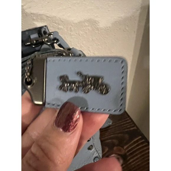 Coach Blue and Black Crossbody Rogue - Picture 5 of 16